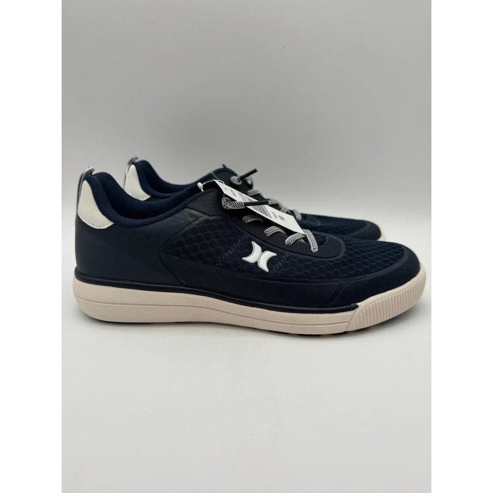 Hurley Exeter Mens Navy Mesh Lace‎ Up Sneakers Shoes Size 10 NEW